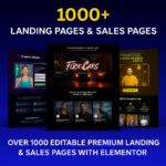 1,000+ Editable Landing Pages for Elementor