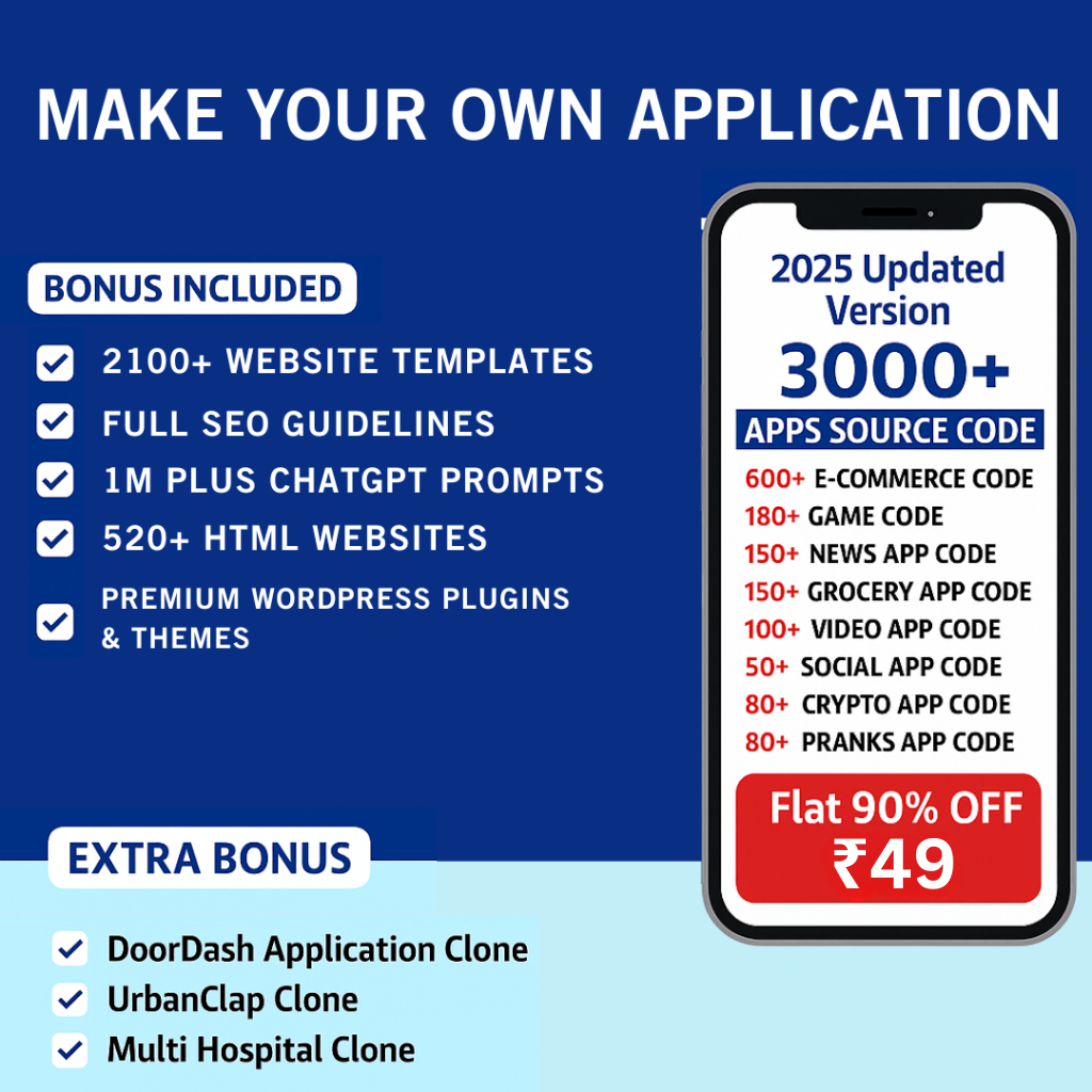 3000+ App Source Code Bundle 3000+ App Source Code Bundle - Image 1